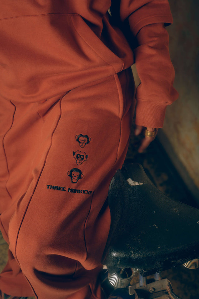 Unisex Brown Monkey Pants