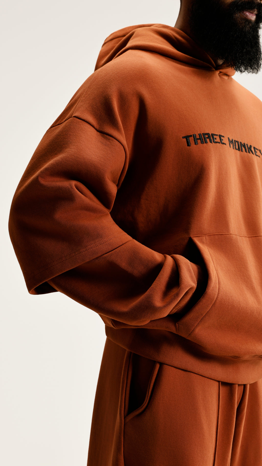 Brown Monkey Oversized Co-ord Set