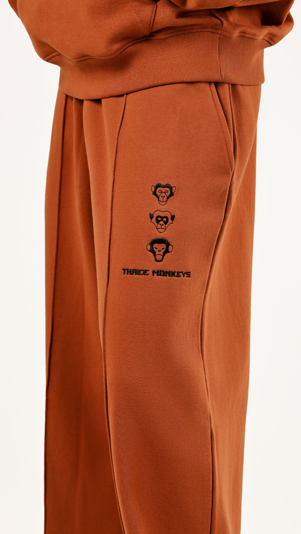 Brown Unisex  Monkey Pants