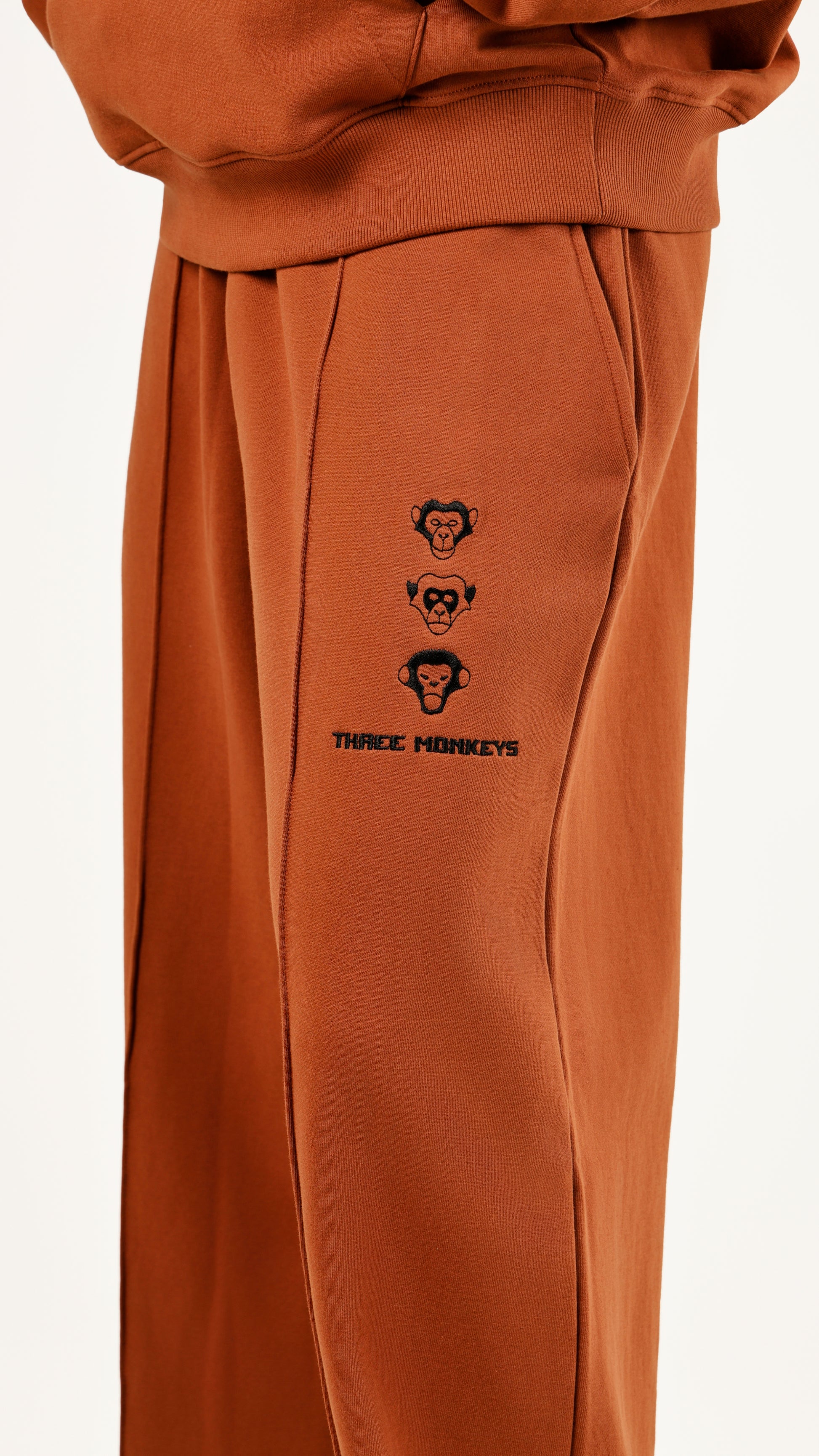 Brown Unisex  Monkey Pants