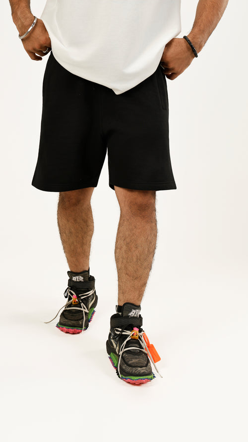 Black Three Monkeys Shorts