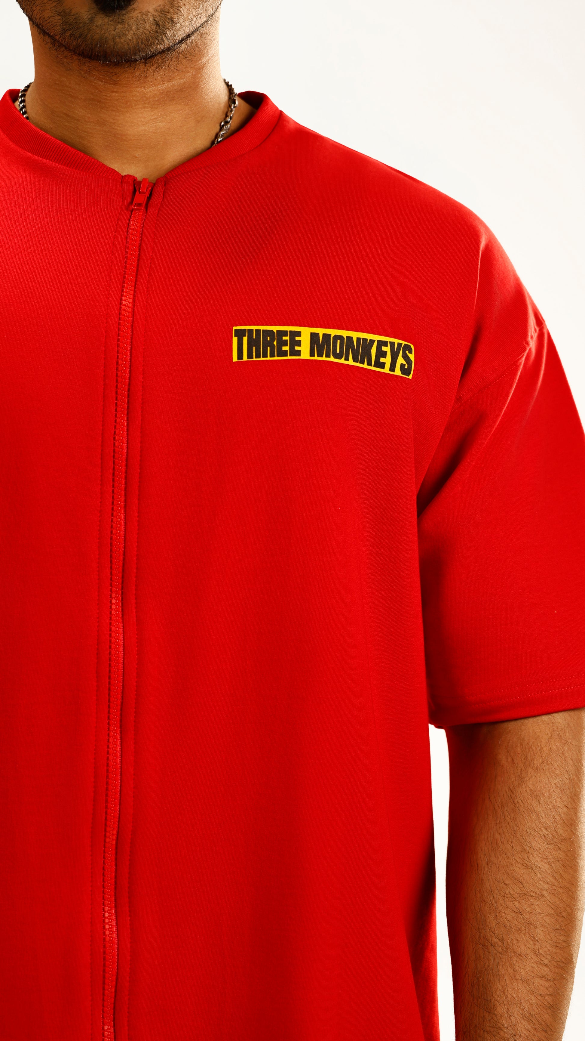 Red Rooster Zipper Tee