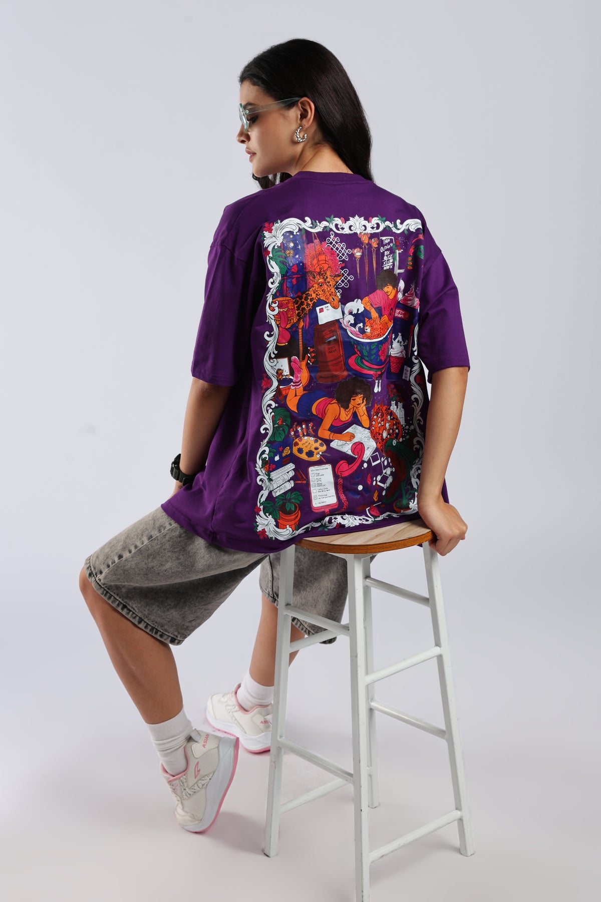 Lost World - Purple Zipper Tee