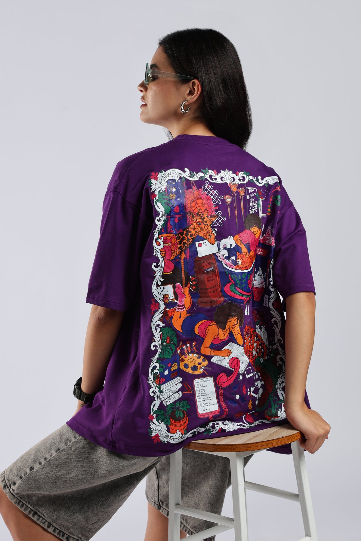 Lost World - Purple Zipper Tee