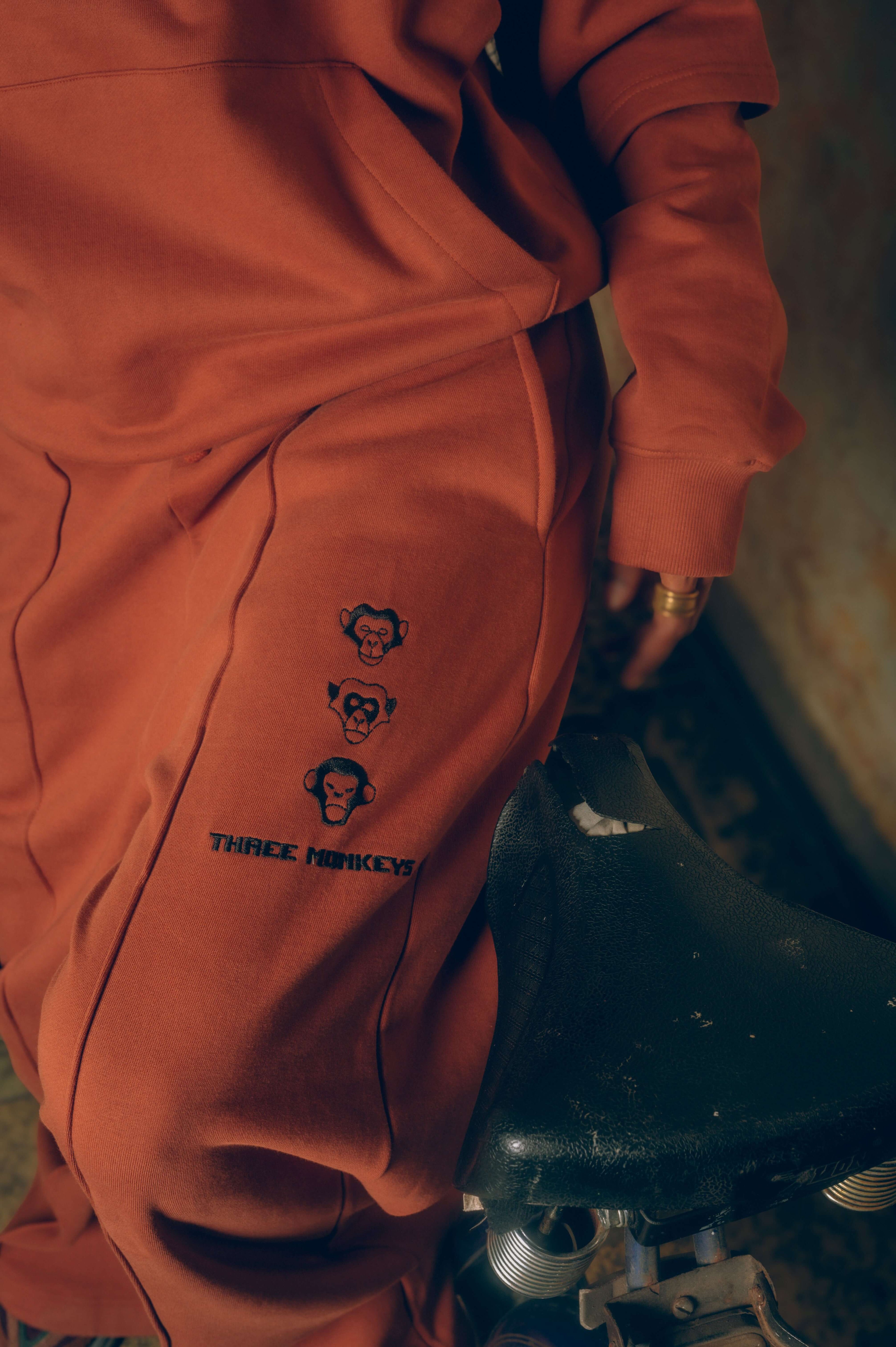 Brown Unisex  Monkey Pants