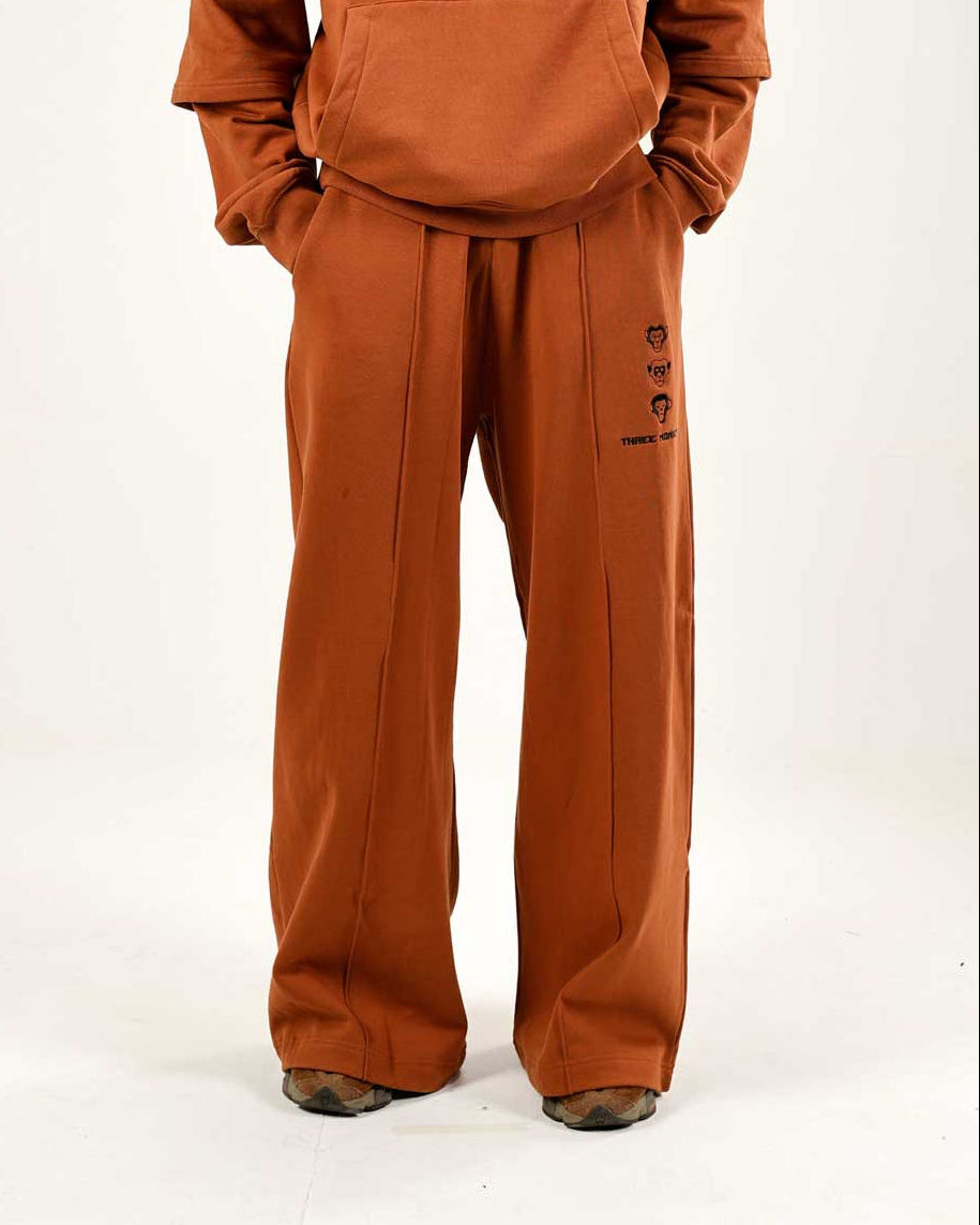 Brown Unisex  Monkey Pants