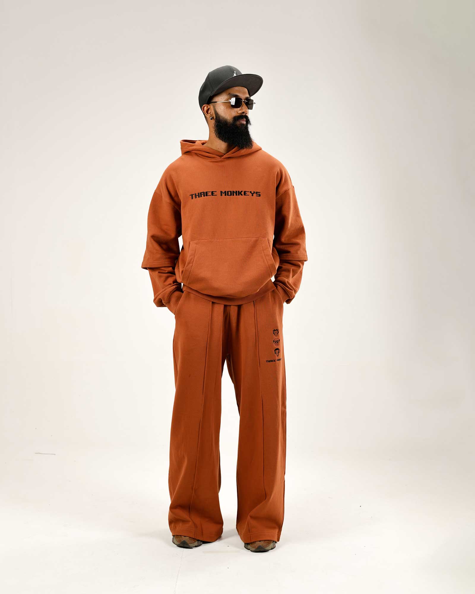 Brown Unisex  Monkey Pants