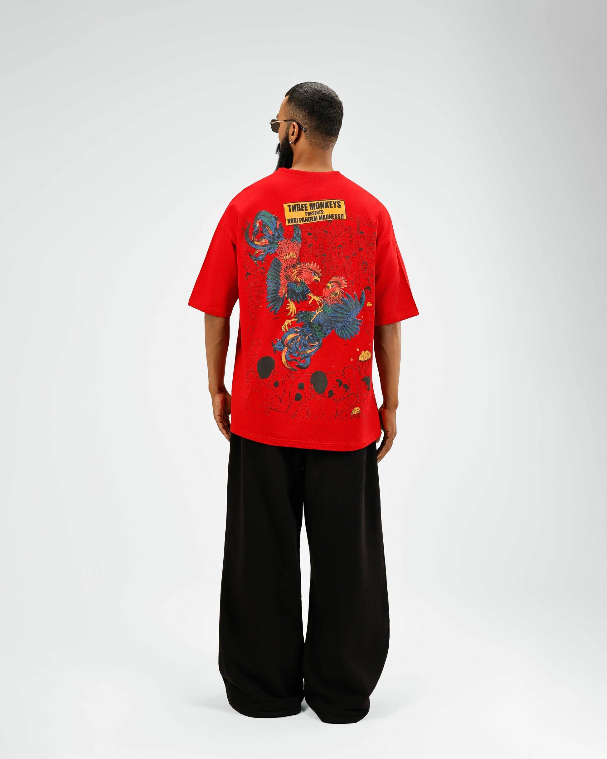Red Rooster Zipper Tee