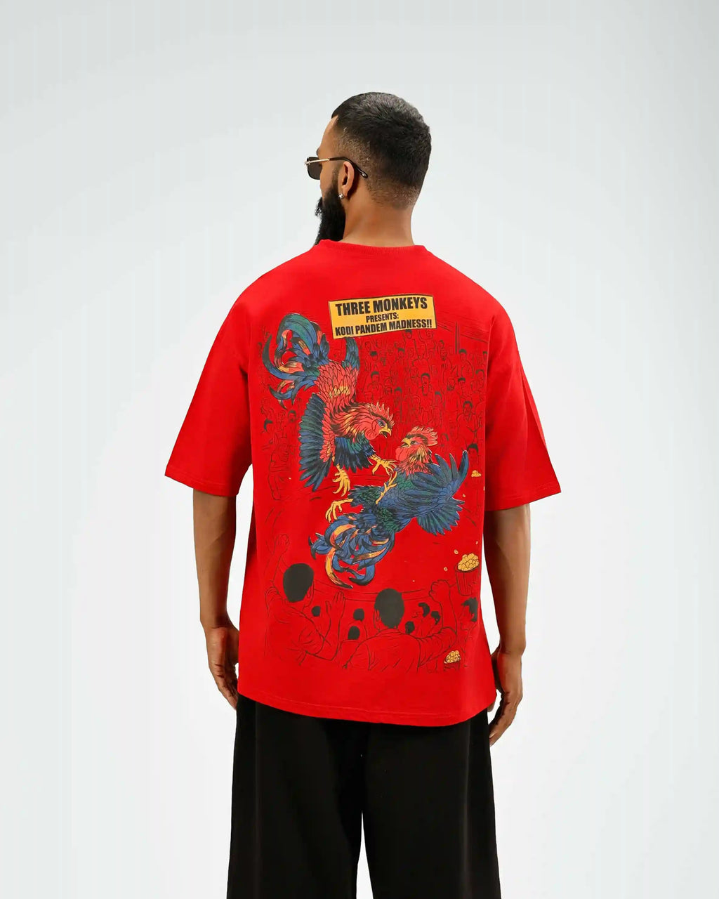 Red Rooster Zipper Tee