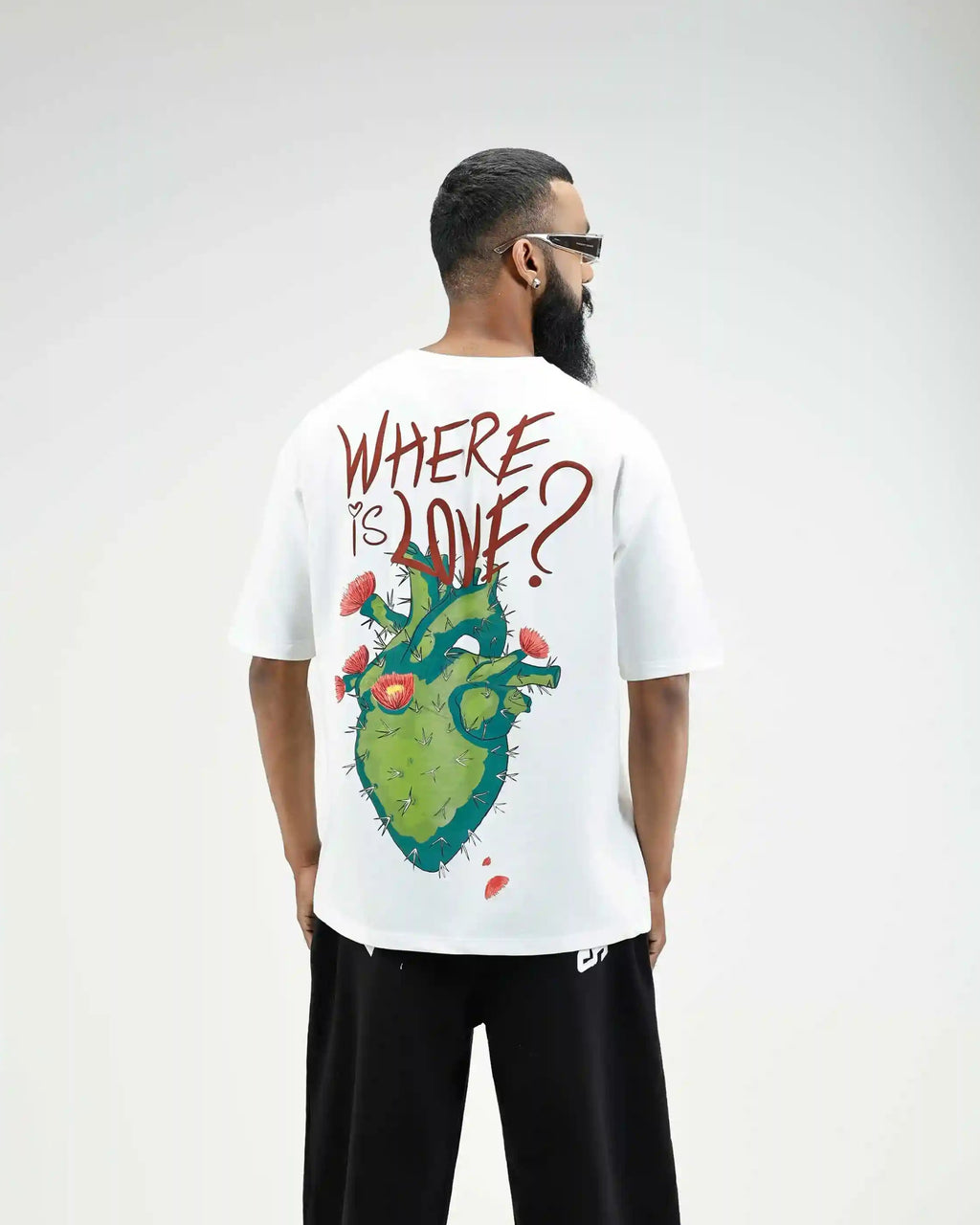 White Where is Love Tee