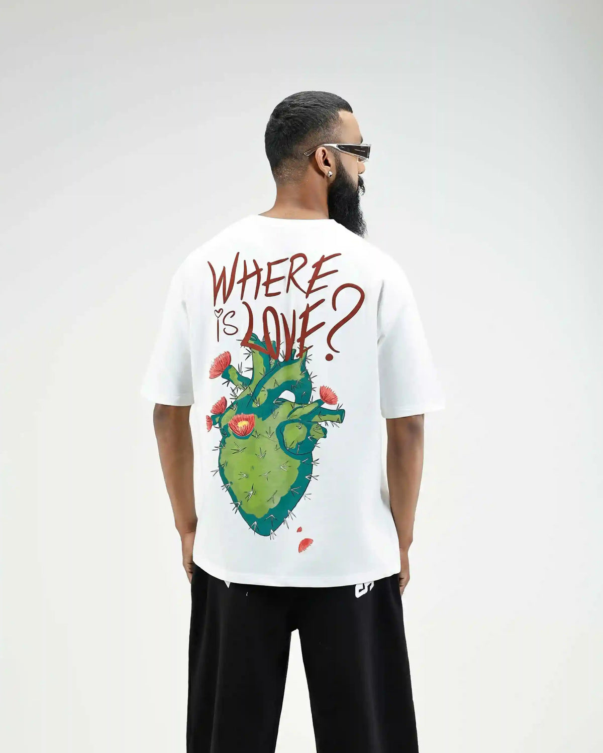 White Where is Love Tee