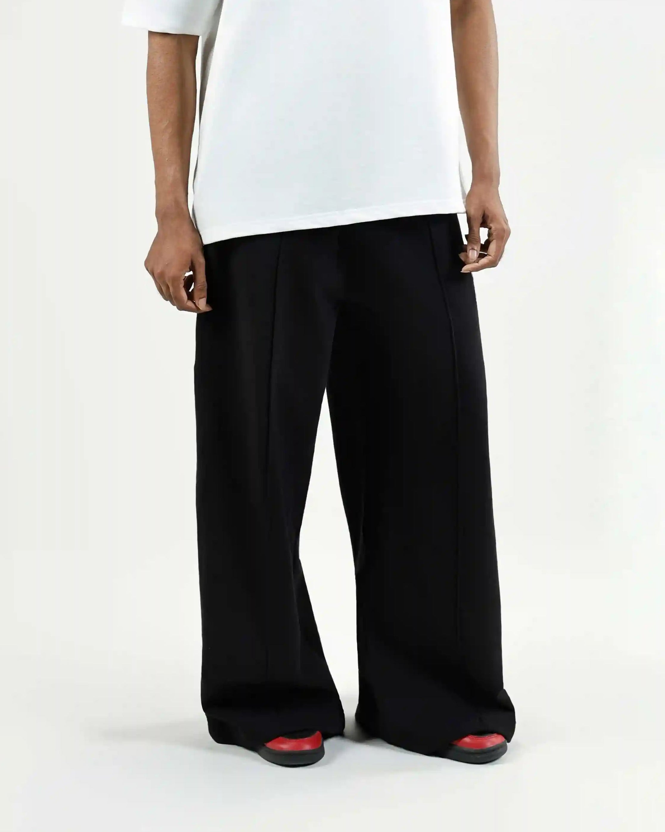 Black Unisex Monkey Pants