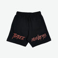 Black Three Monkeys Shorts
